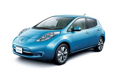 Электромобиль Nissan Leaf с аукционов Японии