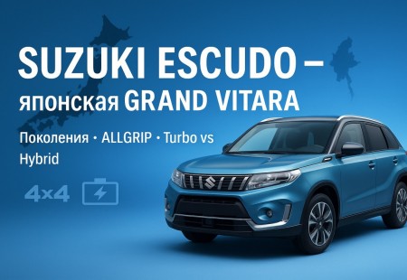 Suzuki Escudo: японская Grand Vitara — поколения и особенности