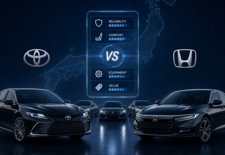 Toyota VS Honda: сравниваем 5 седанов бизнес-класса из Японии